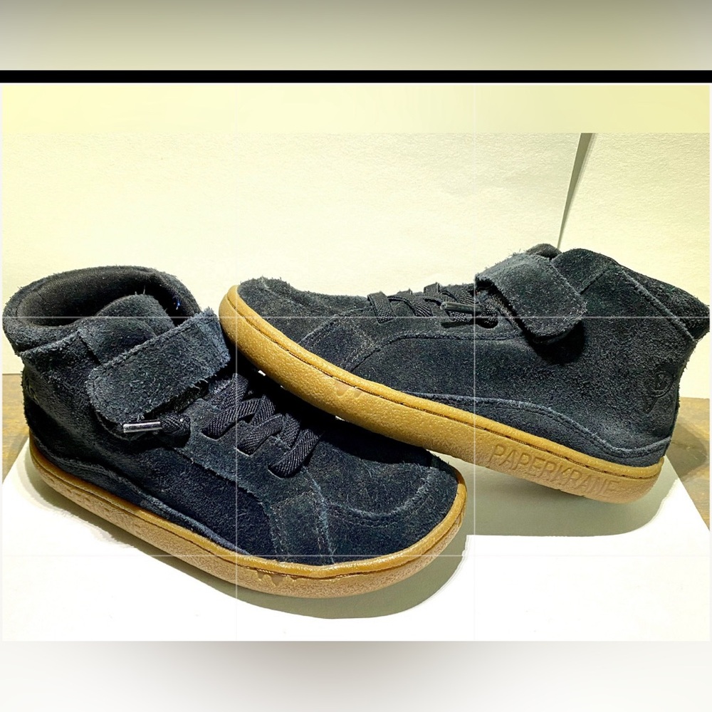 Paperkrane barefoot boots Navy blue suede eu29